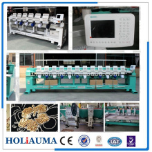 New 6 heads high speed cap embroidery machine with sequin bead embroidery